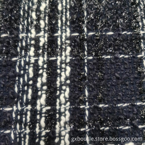 Good Boucle fashion tartan design stlyes fabric